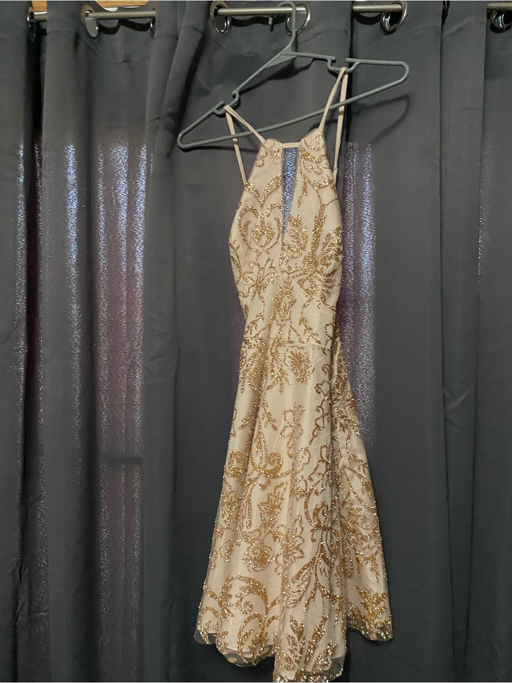 Fifteen Roses Rosegala Floral Sequin Mini Dress Size 4 NWT